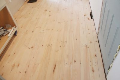 DIY Hardwood floors under $1.50/sq ft. | The Harper House