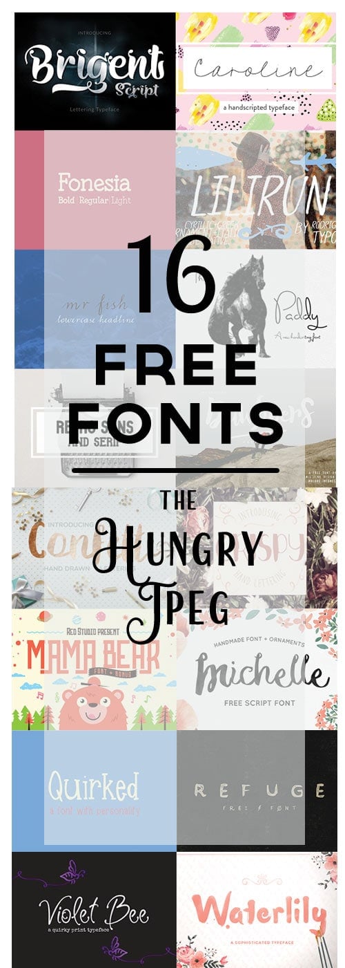 free fonts & winner announced!