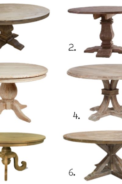 Fixer Upper round dining tables and where to find affordable options for under $1000 | theharperhouse.com