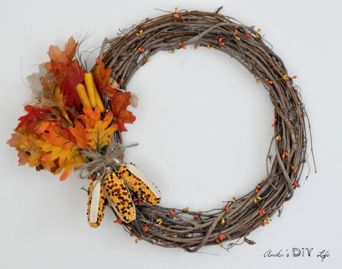 Check out this easy diy fall wreath from Anika's Diy Life.