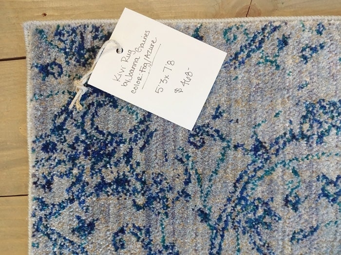 love this rug by Joanna Gaines and Loloi (Kivi style in Fog/Azure) | www.theharperhouse.com