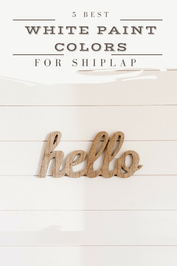 White Paint Colors 5 Favorites for Shiplap The Harper House