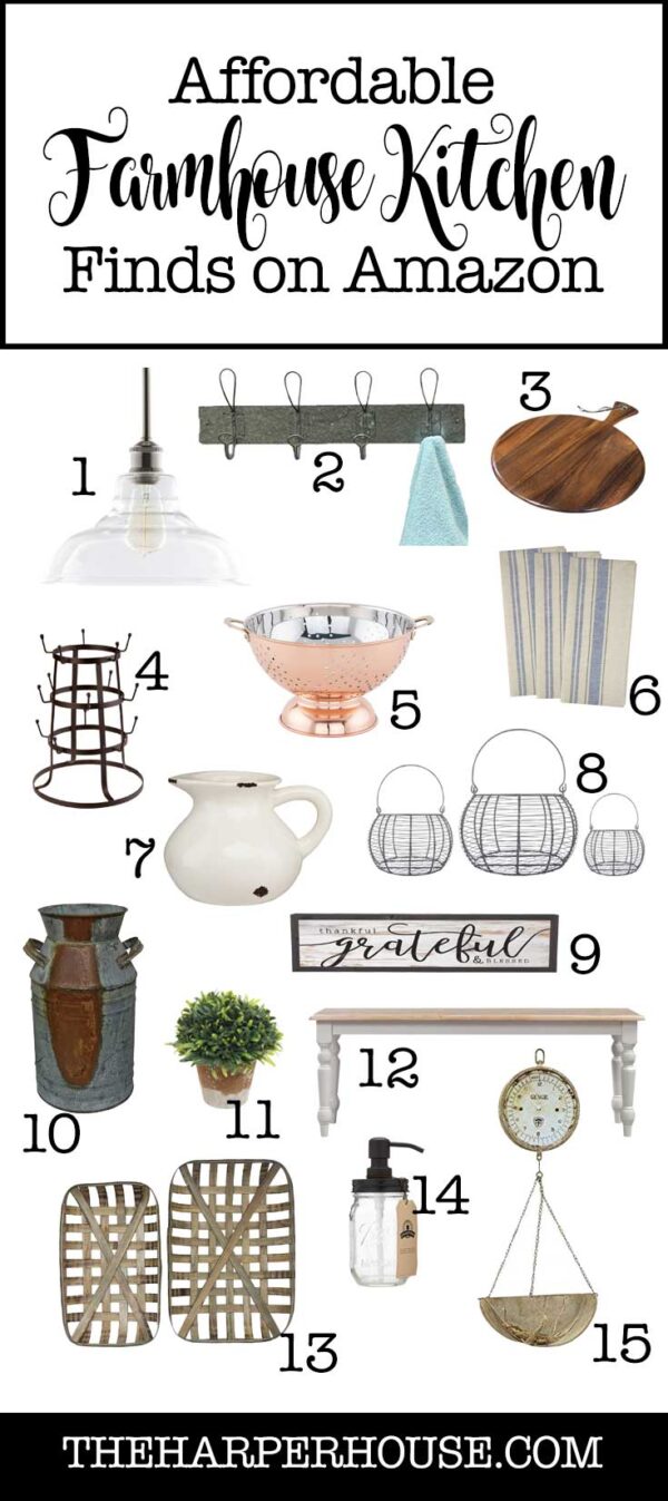Farmhouse Kitchen Decor on Amazon The Harper House