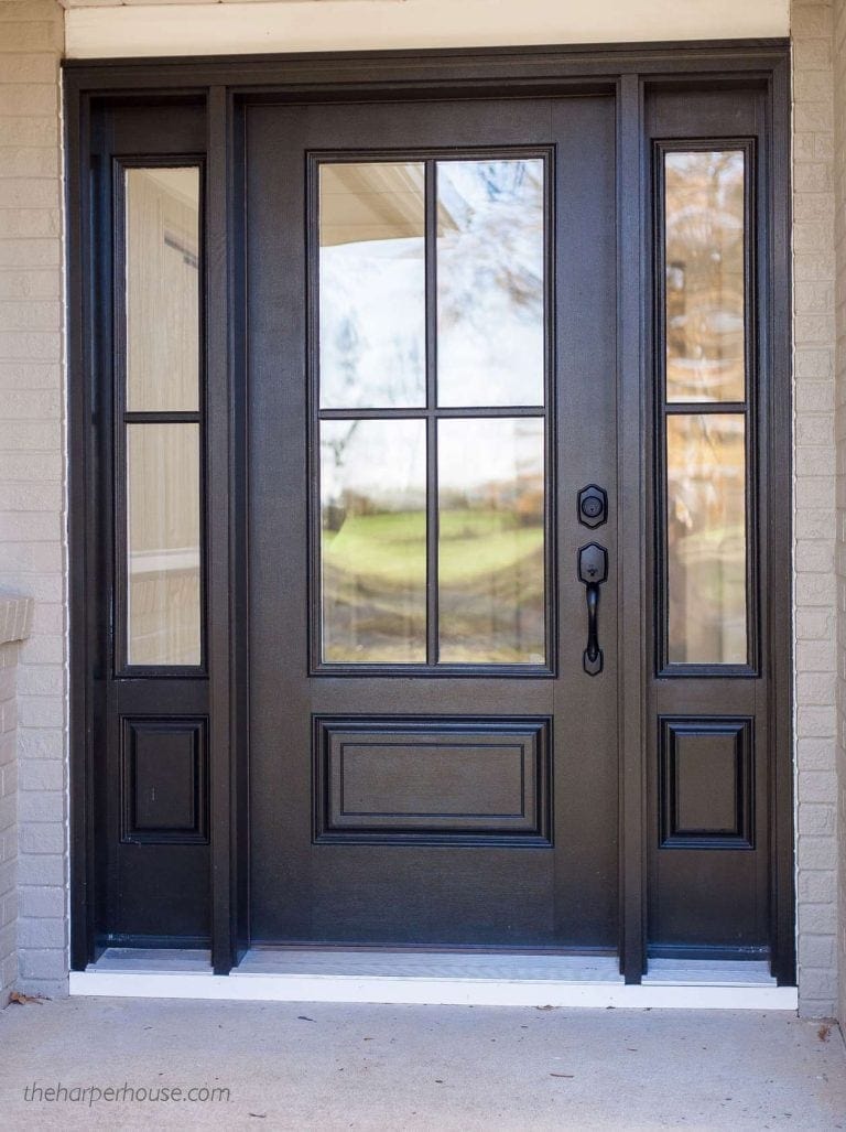 where to find exterior door hardware perfect for a modern farmhouse
