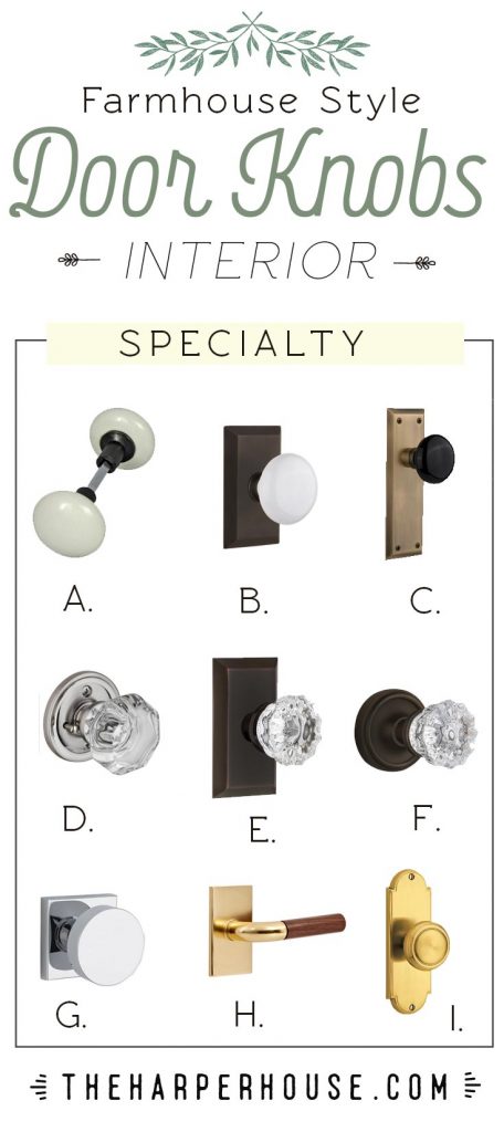 Modern Farmhouse Interior Door Knobs | The Harper House