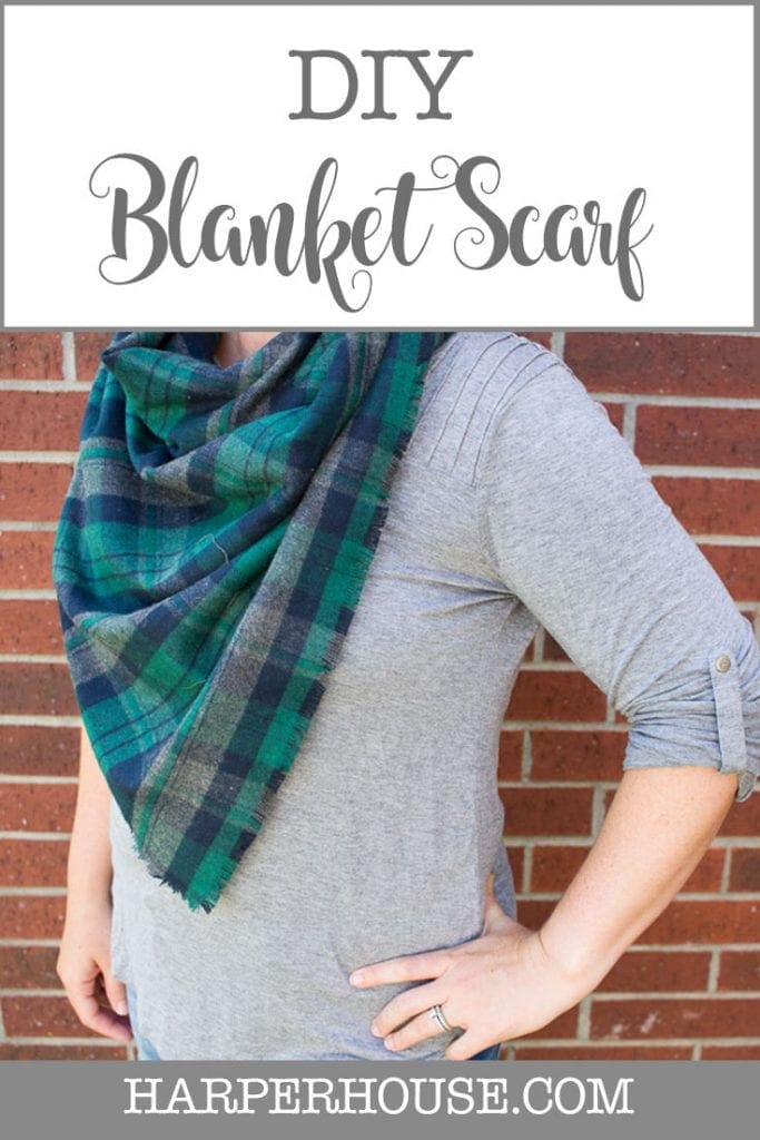 DIY Blanket Scarf The Harper House