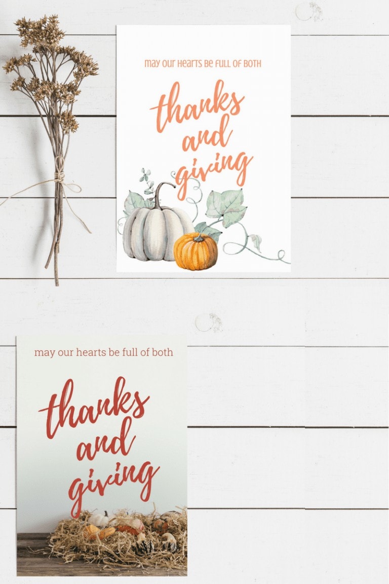 Thanksgiving Printables - Free! | The Harper House
