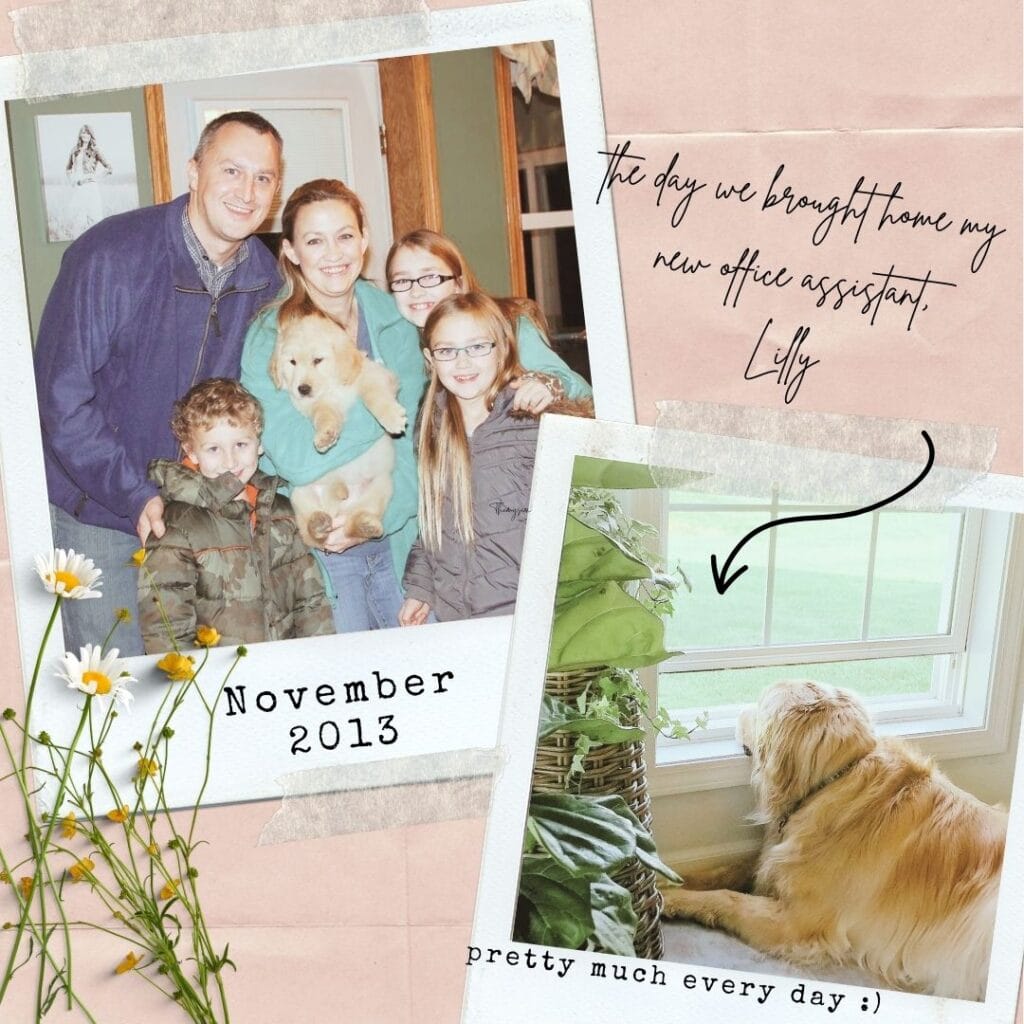 family pic with Lilly